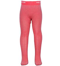 Melton Tights - Pink w. Glitter