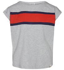 Cost:Bart T-shirt - Ea - Grey Melange/Red/Navy