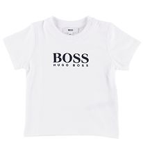 BOSS T-Shirt - Wit m. Logo