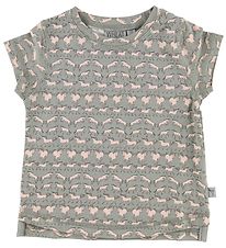 Wheat T-shirt - Nicola - Grey w. Horses