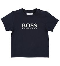 BOSS T-shirt - Marinbl m. Logo