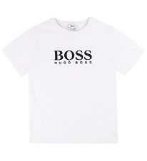 BOSS T-Shirt - Blanc av. Logo