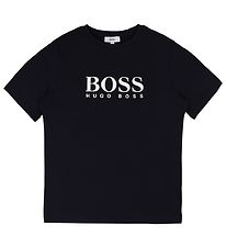 BOSS T-shirt - Marinbl m. Logo