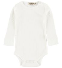 MarMar Bodysuit L/S - Modal - Rib - White