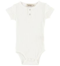 MarMar Bodysuit S/S - Rib - White