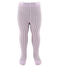 Melton Tights - Lavender Glitter