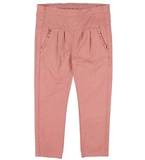 En Fant Trousers - Dark Pink w. Ruffles