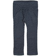 En Fant Trousers - Dusty Blue Pattern