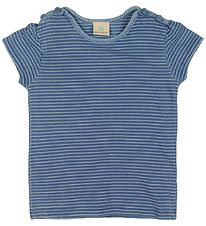 En Fant T-shirt - Blue Melange Striped