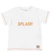 Mini A Ture T-shirt - Simion - White w. Splash