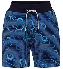 LEGO Duplo Sweatshorts - LWPan - Navy/Blau Gestreift m. Autos