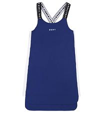 DKNY Jurk - Blauw/Wit