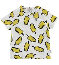 Paul Smith Baby T-shirt - Teddy - White w. Popsicles