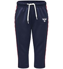 Hummel Trousers - HMLHarley - Navy/Red