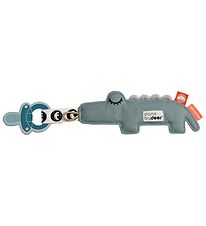 Done by Deer Pacifier Clip - Cozy - Croco