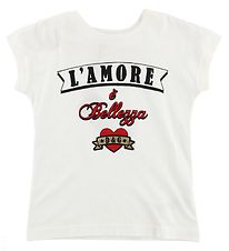 Dolce & Gabbana T-shirt - White w. Text