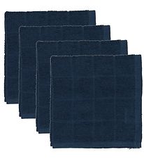 Pippi Baby Washcloths - 4-Pack - Navy