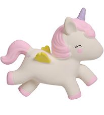 A Little Lovely Company Teether - Unicorn - White