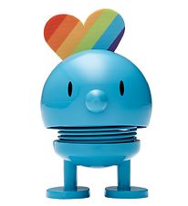 Hoptimist Baby Bumble - Rainbow - 7 cm - Grænblátt