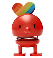 Hoptimist Baby Bumble - Rainbow - 7 cm - Rautt
