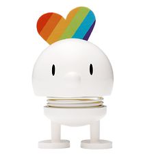 Hoptimist Baby Bumble - Rainbow - 7 cm - Hvítt