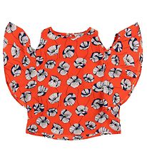 Hound Top - Red w. Flowers