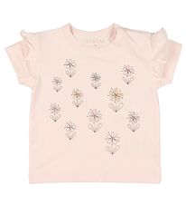 Fixoni T-shirt - Soft Rose w. Flowers