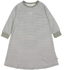 Msli Chemise de Nuit - Gris  Rayures