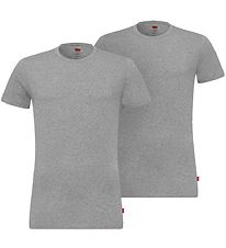 Levi's T-Shirt - 2-pack - Crew Neck - Grijs Gevlekt