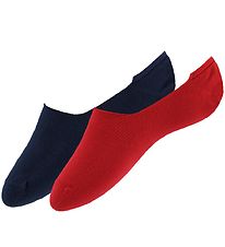 Levis Footie Socks - 2-Pack - Low Rise - Red/Navy