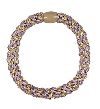 Kknekki Hair Tie - Lavender/Beige Glitter