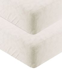 Cocoon Company Hoeslaken - 2-pack - Wieg - 40x80/84 cm - Creme