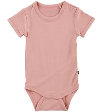 Minymo Bodysuit S/S - Bamboo - Rose