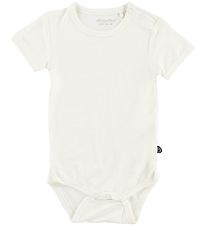 Minymo Bodysuit S/S - Bamboo - White