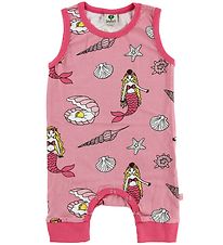 Smfolk Summer Romper - Rose w. Mermaids