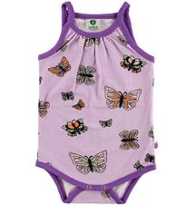 Smfolk Bodysuit Sleeveless - Lavender w. Butterflies
