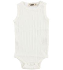 MarMar Bodysuit Sleeveless - Modal - Rib - White