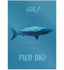Citatplakat Veggspjald - B2 - Hákarl með þér