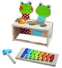 HABA Hammer Bench/Xylophone - Frogs - Nature/Multicolour