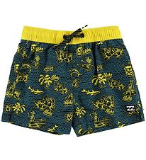 Billabong Swim Trunks - Adventure Island - Black/Yellow