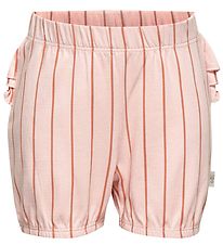 Hummel Shorts - HMLFrannie - Rosa m. Streifen