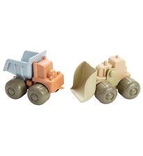 Dantoy BIO Plastic Bulldozer og Vörubíll - 17 cm - Pastel