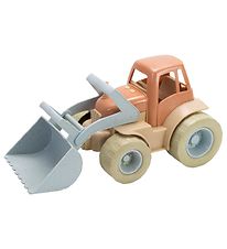 Dantoy BIO Plastic Traktor m. Skopa - 29 cm - Pastell
