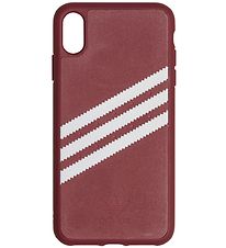 adidas Originals Suojakuori - 3-raita - iPhone XS Max - Burgundy