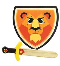 Vilac Shield & Sword - Wood - Lion