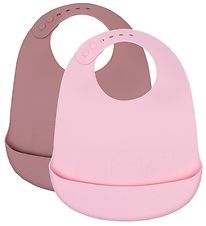 We Might Be Tiny Haklapp - 2-pack - Silikon - Powder Pink/Dusty