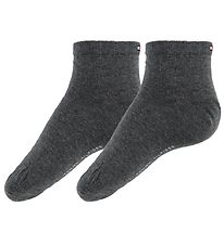 Tommy Hilfiger Sokkar - 2 Pakki - Casual - Grátóna