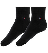 Tommy Hilfiger Sokkar - 2 Pakki - Fjórðungur - Svart