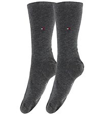 Tommy Hilfiger Socken - 2er-Pack - Casual - Grau Meliert