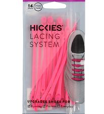 Hickies Shoelaces - Elastic - Neon Pink